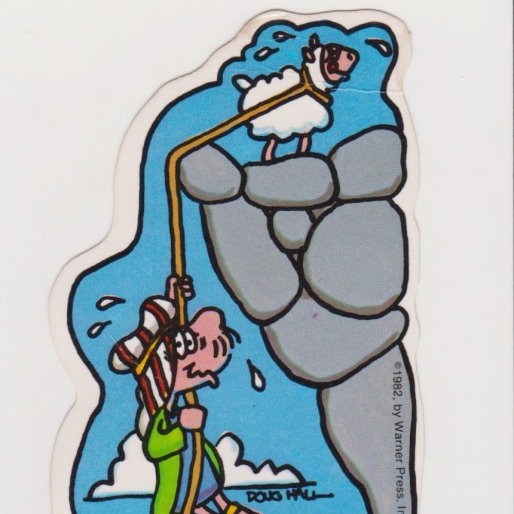 [DOUG HALL] Bookmark "It Always Helps to Have Friends" (1982)